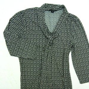 Russell Kemp Diamond Pattern Blouse XL